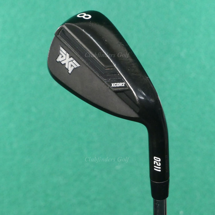 PXG 0211 XCOR2 Xtreme Dark Single 8 Iron KBS Tour 120 Steel Stiff