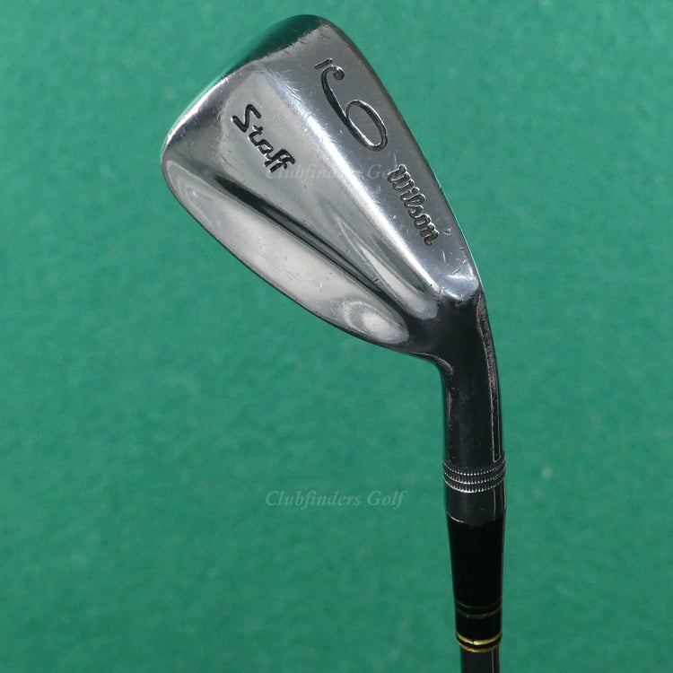 VINTAGE Wilson Staff 1976 Forged Single 9 Iron True Temper Dynamic Steel Regular