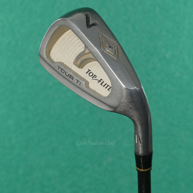 Top Flite Tour Ti Single 7 Iron Factory Fenwick Muscle S-90 Graphite Firm