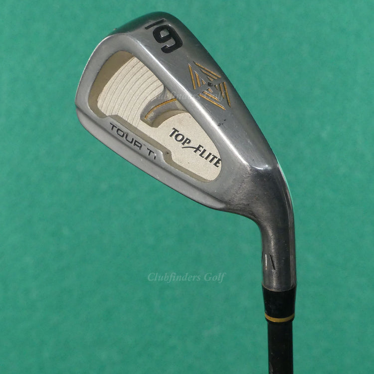 Top Flite Tour Ti Single 6 Iron Factory Fenwick Muscle S-90 Graphite Firm
