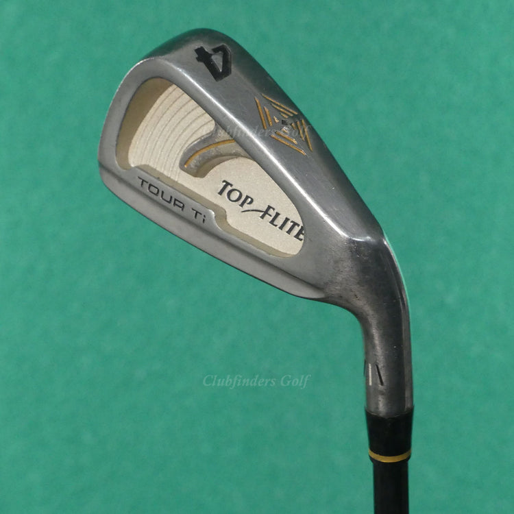 Top Flite Tour Ti Single 4 Iron Factory Fenwick Muscle S-90 Graphite Firm