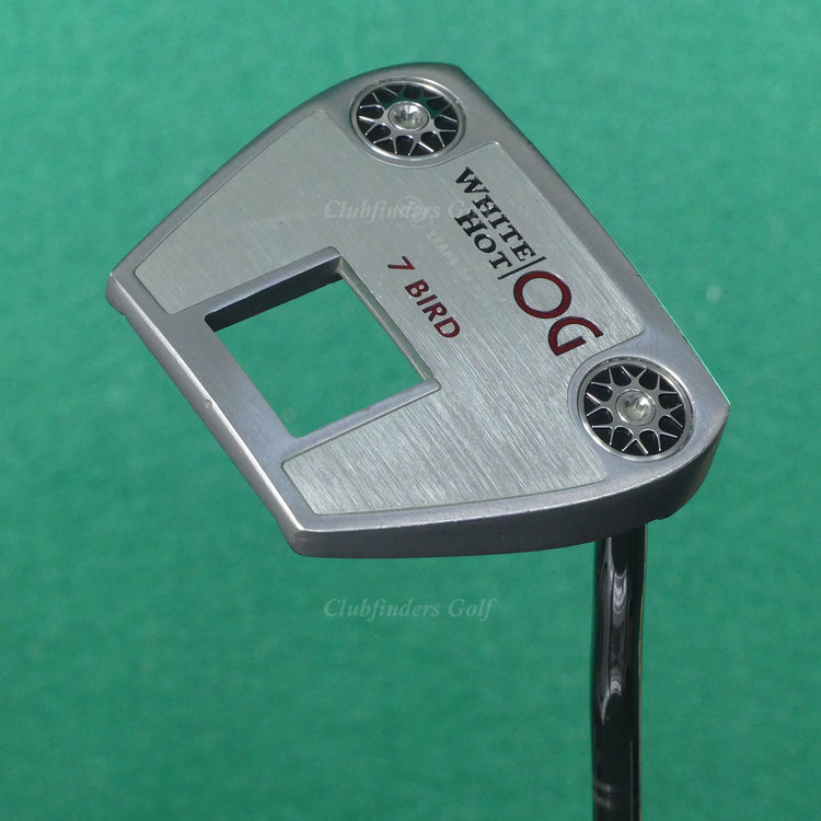 Odyssey White Hot OG 7 Bird 34" Double-Bend Mallet Putter W/ Super Stroke