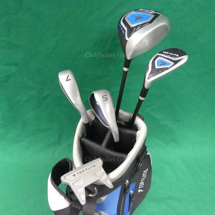 JUNIOR Top Flite 2022 5-Piece Complete Club Set w/ Stand Bag (No Raincover)