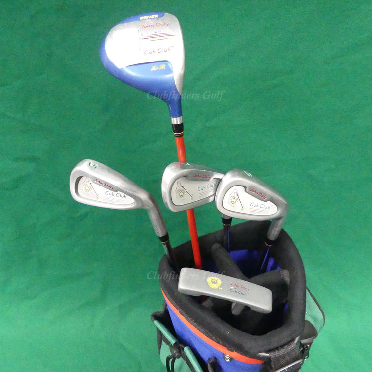 JUNIOR John Daly Cub Club 5-Piece Complete Club Set w/ Stand Bag