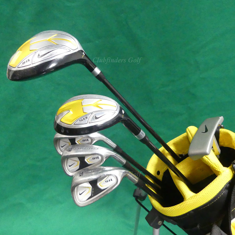 JUNIOR Nike Golf SQ Machspeed Jr 6-Piece Complete Club Set w/ Stand Bag