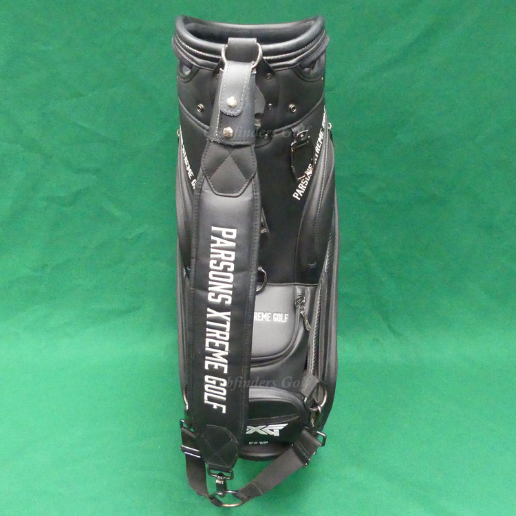 PXG 2020 Tour 9.5" Black/White 6-Way Golf Staff Bag w/ Raincover