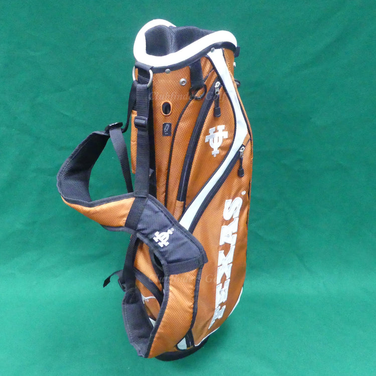 Team Golf Collegiate UT Texas Longhorns Nassau Golf Stand Bag w/ Raincover