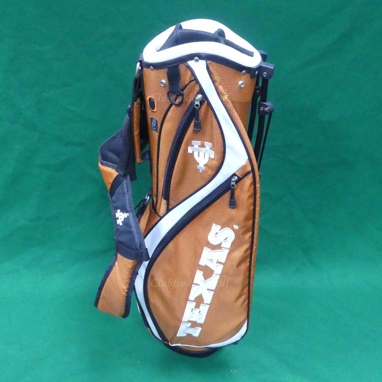 Team Golf Collegiate UT Texas Longhorns Nassau Golf Stand Bag w/ Raincover