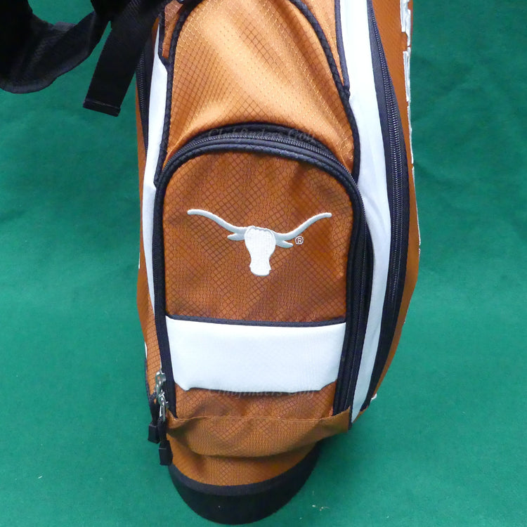 Team Golf Collegiate UT Texas Longhorns Nassau Golf Stand Bag w/ Raincover