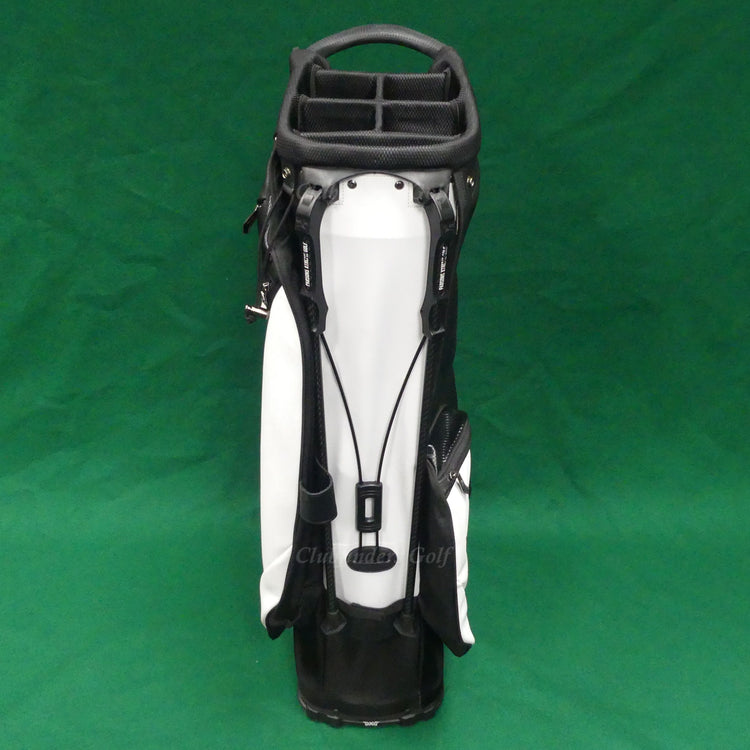 PXG Hybrid Black / White 6-Way Golf Stand Bag w/ Raincover