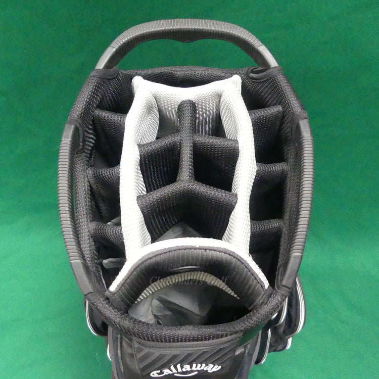 Callaway ORG 15 Black/Grey/White 15-Way Golf Cart Bag (No Raincover)