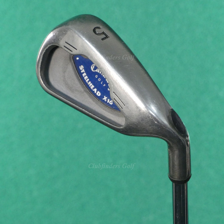 Callaway Steelhead X-16 Single 5 Iron True Temper Stepped Steel Stiff
