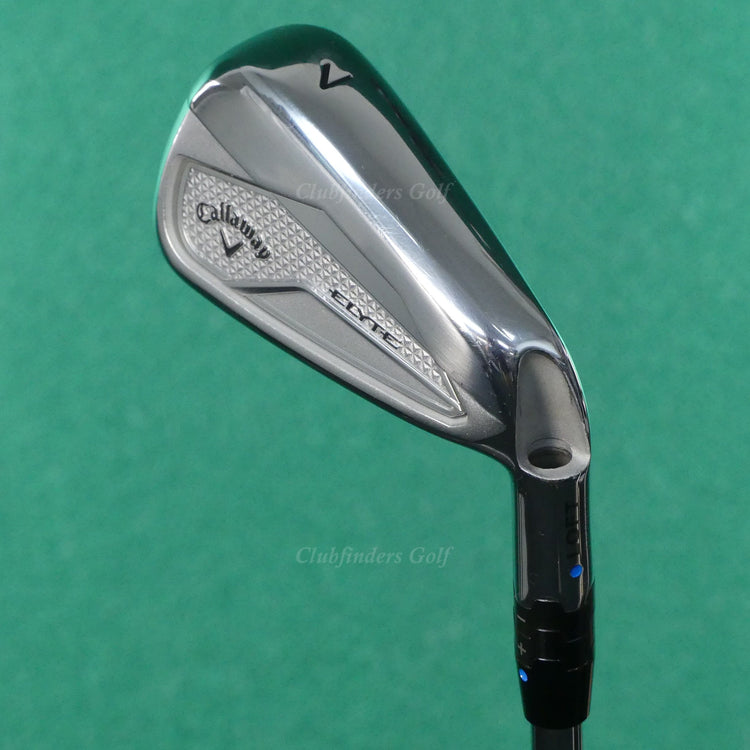 Callaway Elyte Single 7 Iron True Temper Vector 90G Steel Stiff DEMO FITTING