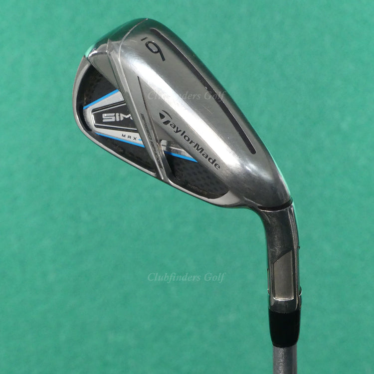 TaylorMade SIM Max Single 6 Iron KBS Tour C-Taper Lite 105 Steel Regular