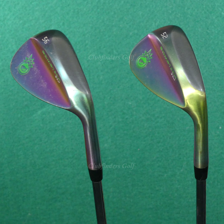 Bombtech Golf Limited Edition Volcano Torched 52° Gap & 56° Sand Wedges SET OF 2
