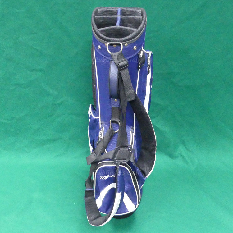Top Flite Blue/White 6-Way Golf Stand Bag (No Raincover)