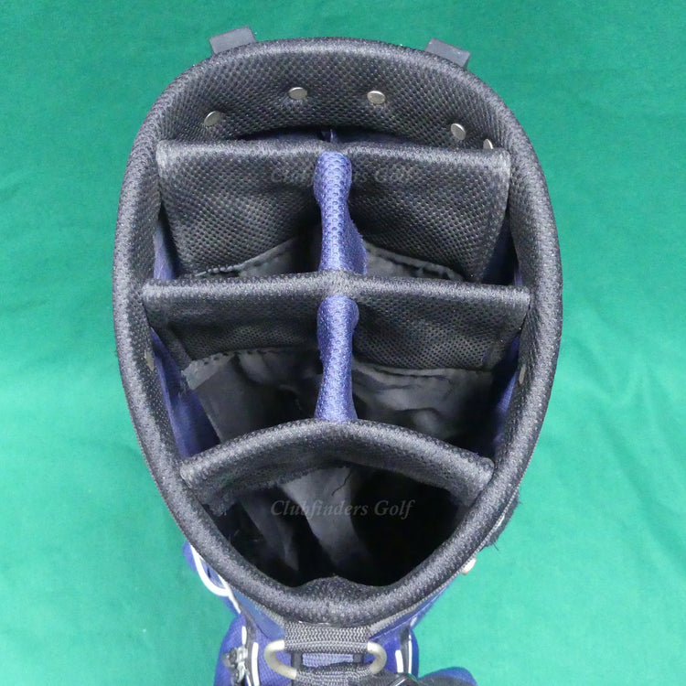 Top Flite Blue/White 6-Way Golf Stand Bag (No Raincover)