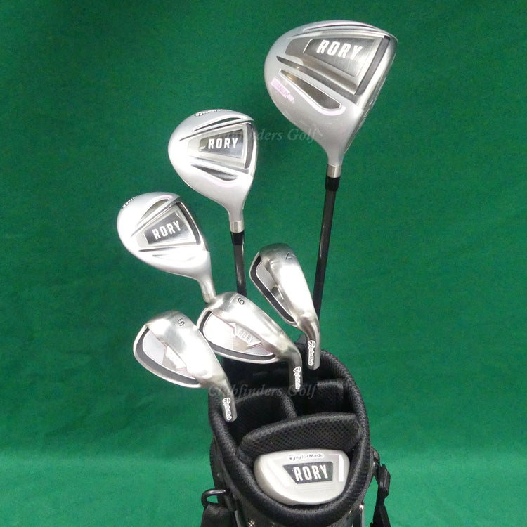 JUNIOR TaylorMade RORY 8+ 7-Piece Complete Club Set w/ Stand Bag