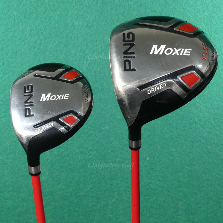 LH JUNIOR Ping Moxie 6-Piece Complete Club Set w/ Stand Bag *READ*