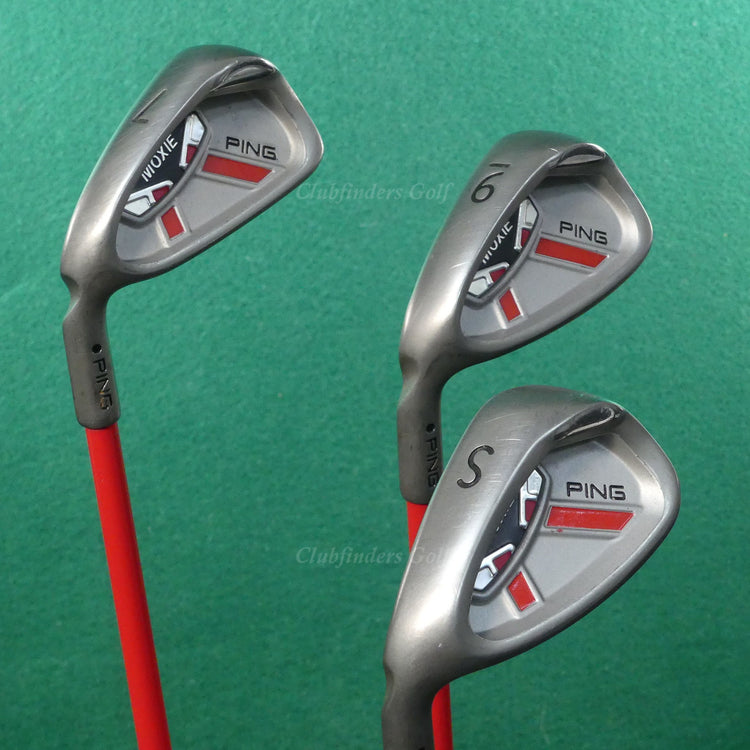 LH JUNIOR Ping Moxie 6-Piece Complete Club Set w/ Stand Bag *READ*