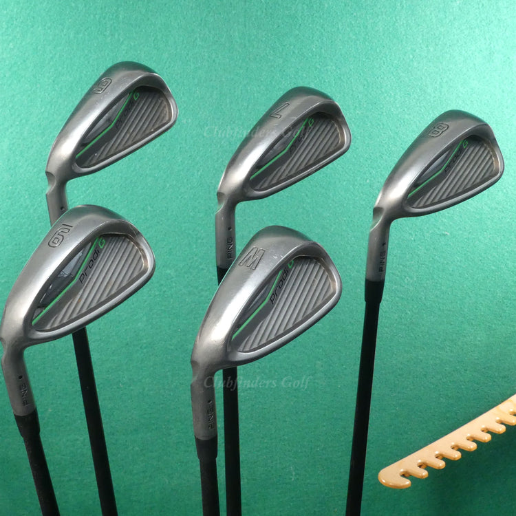 LH Ping Prodi G Black Dot 6-PW Iron Set Factory Graphite Junior