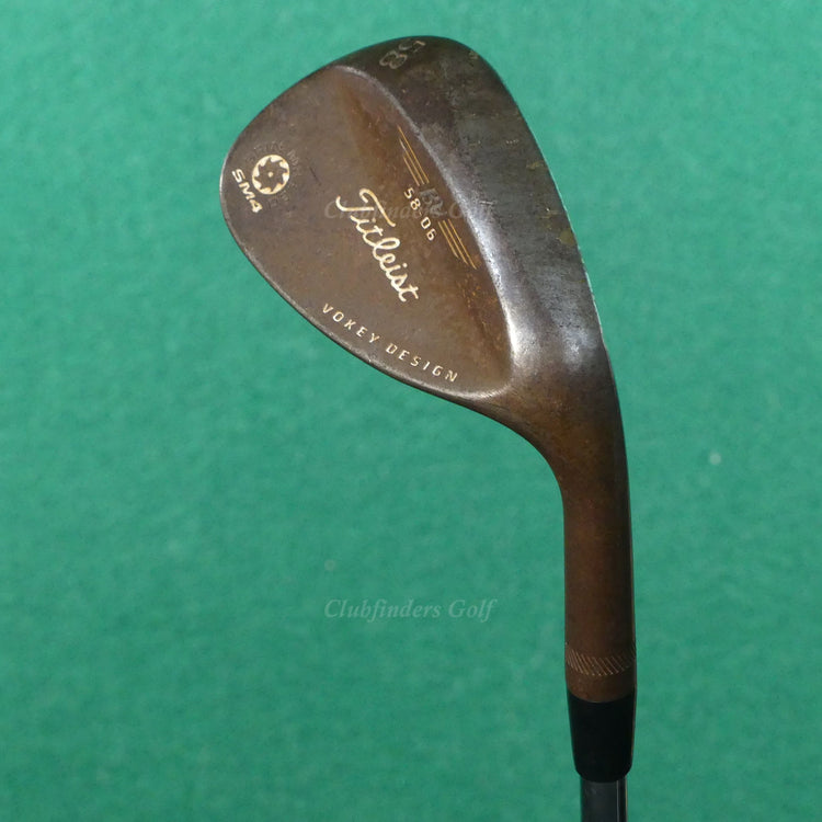 Titleist Vokey SM4 Oil Can 58-06 58° LW Lob Wedge Vokey Dynamic Gold Steel Wedge