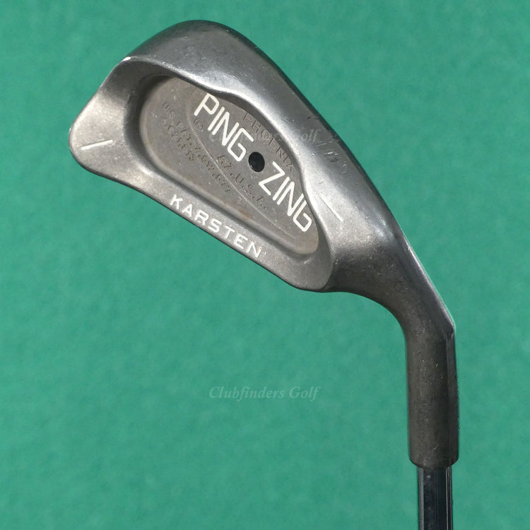 Ping Zing Stainless Black Dot Single 1 Iron Karsten KT-M Steel Stiff