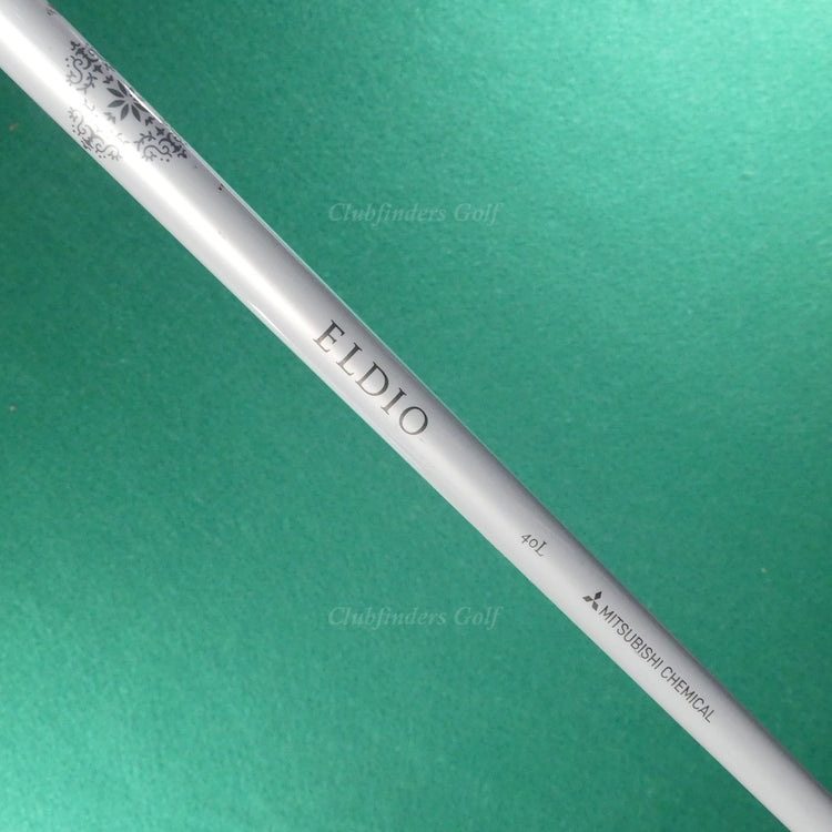 Mitsubishi Chemical Eldio 40L White/Silver Ladies 43" Wood Shaft w/ Callaway Tip