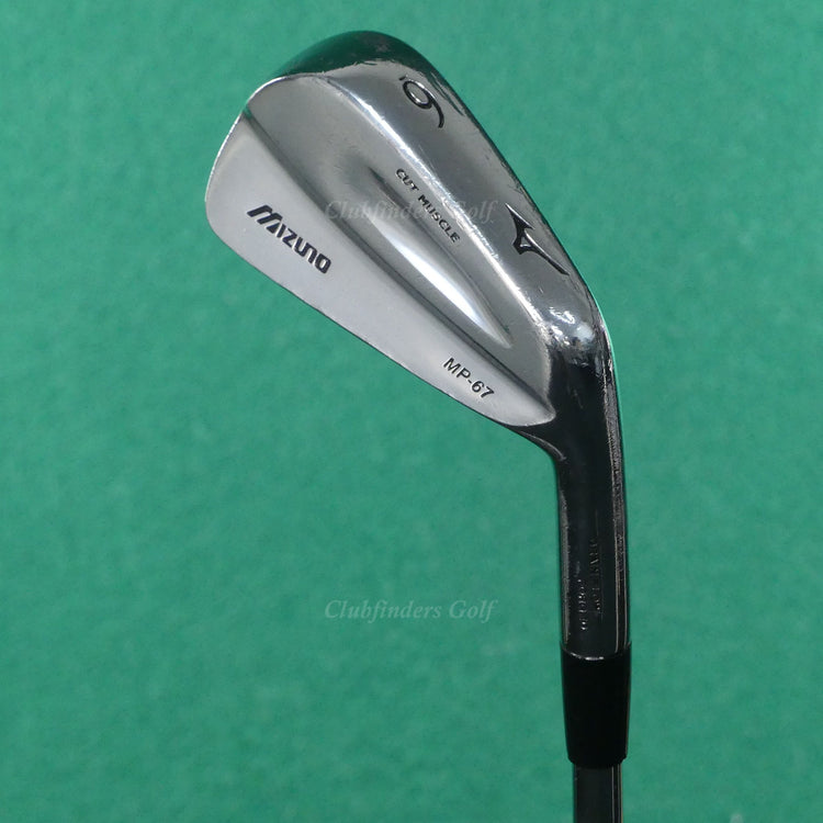 Mizuno MP-67 Cut Muscle Forged Single 6 Iron TT Dynamic Gold Steel Extra Stiff