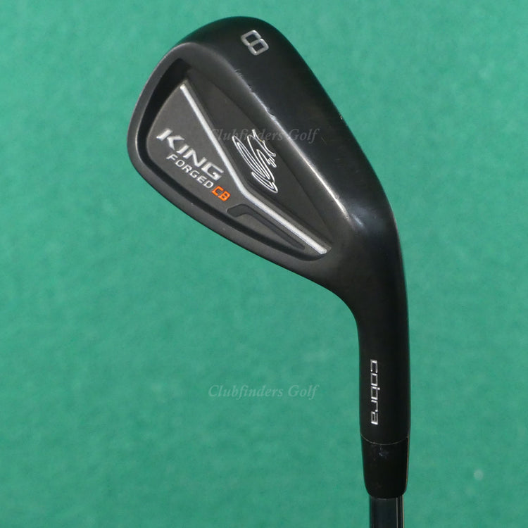 Cobra Golf King Forged CB Black Single 8 Iron KBS Steel Extra Stiff