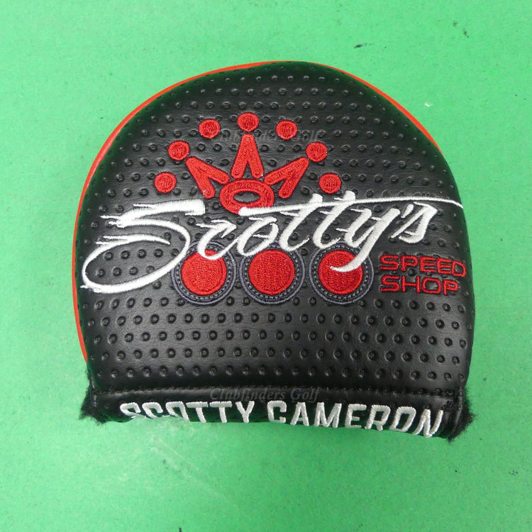 Scotty Cameron Black Scotty's Speed Shop Blur Mid-Round Putter Headcover