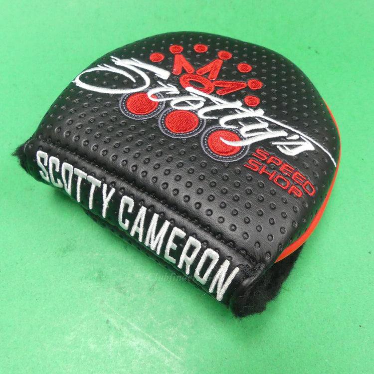 Scotty Cameron Black Scotty's Speed Shop Blur Mid-Round Putter Headcover