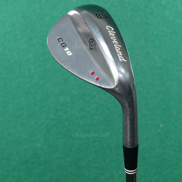 Cleveland CG10 58-12 58° LW Lob Wedge Factory TT Dynamic Gold Steel Wedge
