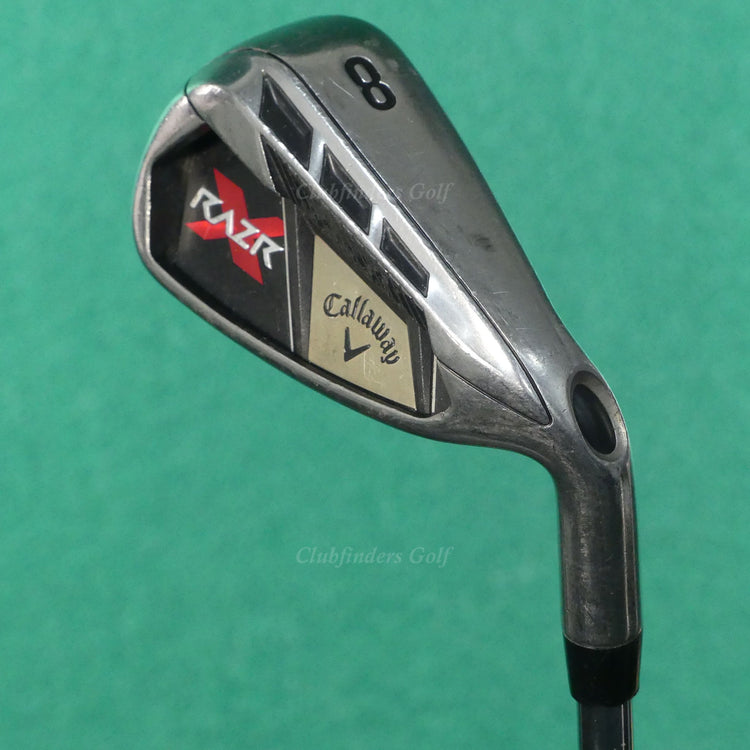 Callaway RAZR X Single 8 Iron Factory Steel Uniflex