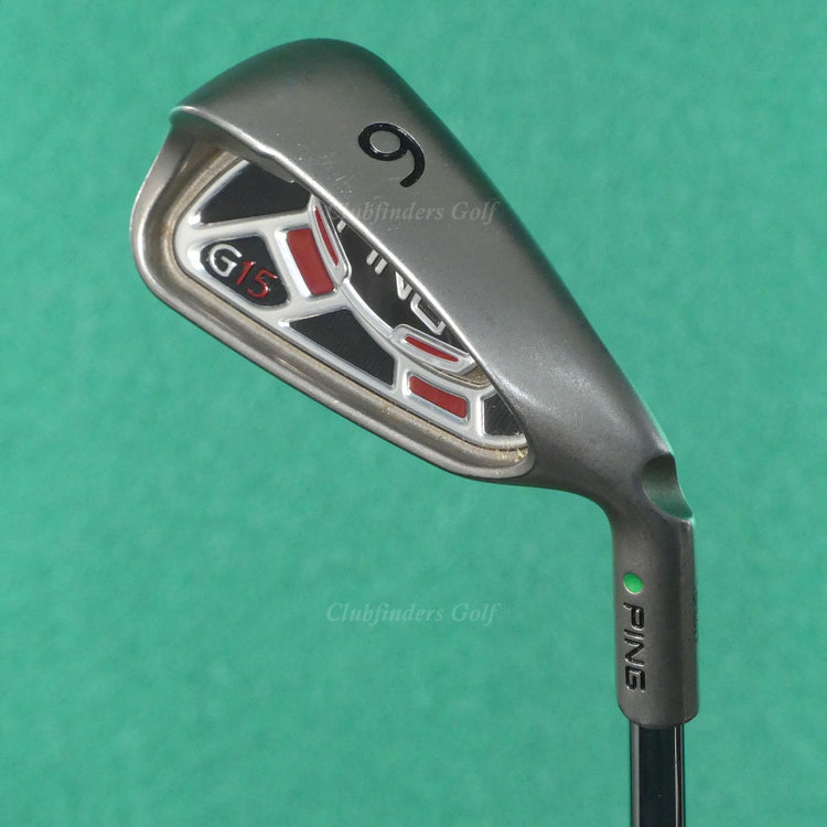 Ping G15 Green Dot Single 6 Iron Factory AWT Steel Stiff