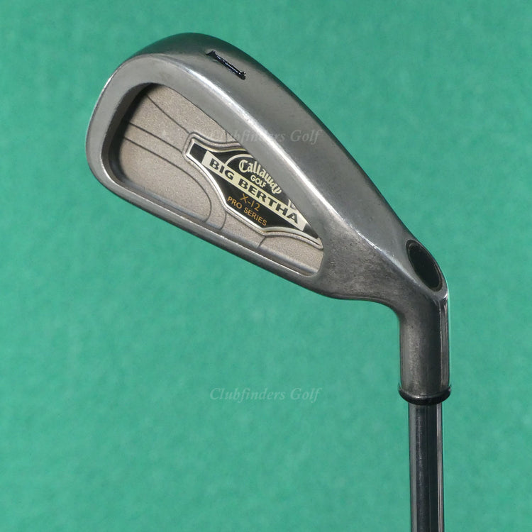 Callaway Big Bertha X-12 Pro Series Single 1 Iron Factory Rifle Steel Stiff