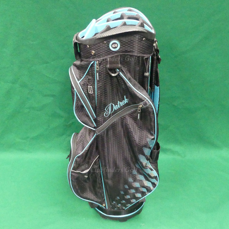 Datrek CB-Lite IDS Black/Blue 15-Way Golf Cart Bag w/ Raincover