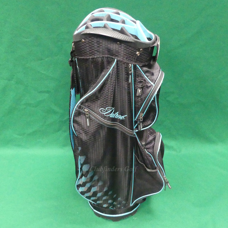 Datrek CB-Lite IDS Black/Blue 15-Way Golf Cart Bag w/ Raincover