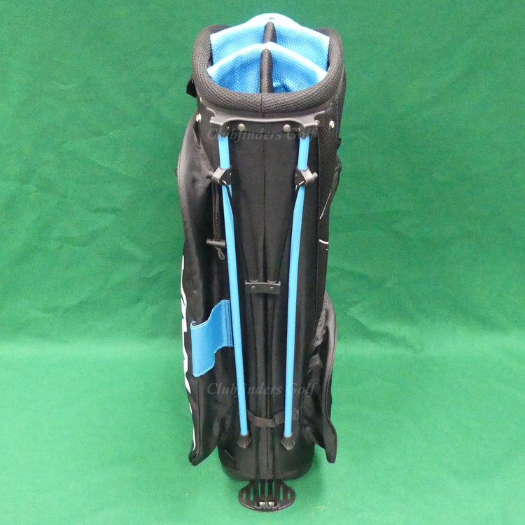 Callaway Strata Black/Blue/White 7-Way Golf Stand Bag w/ Raincover