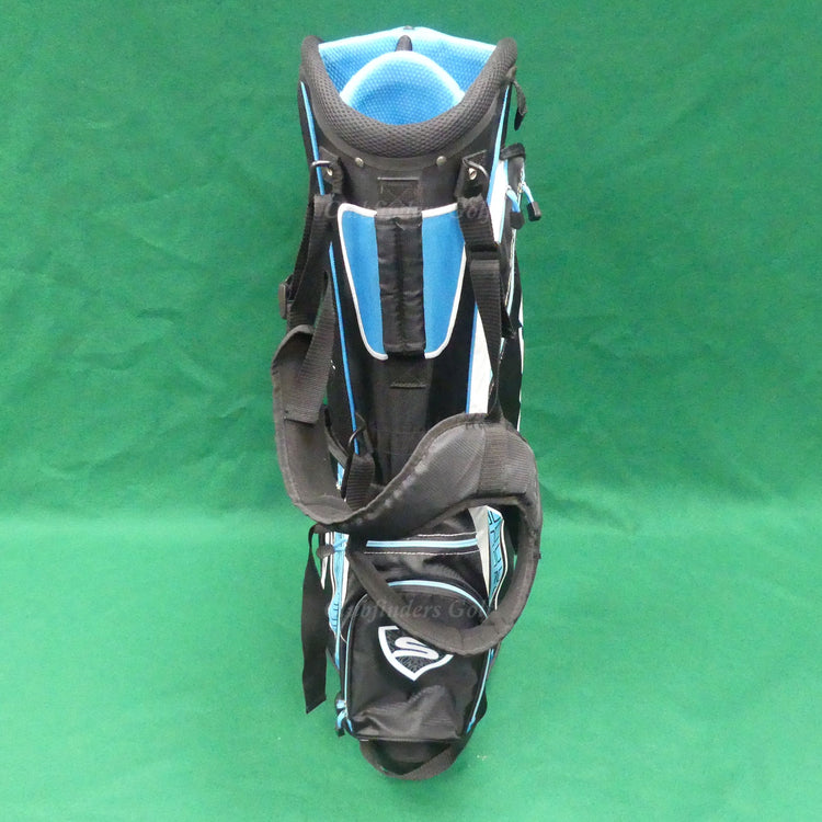 Callaway Strata Black/Blue/White 7-Way Golf Stand Bag w/ Raincover