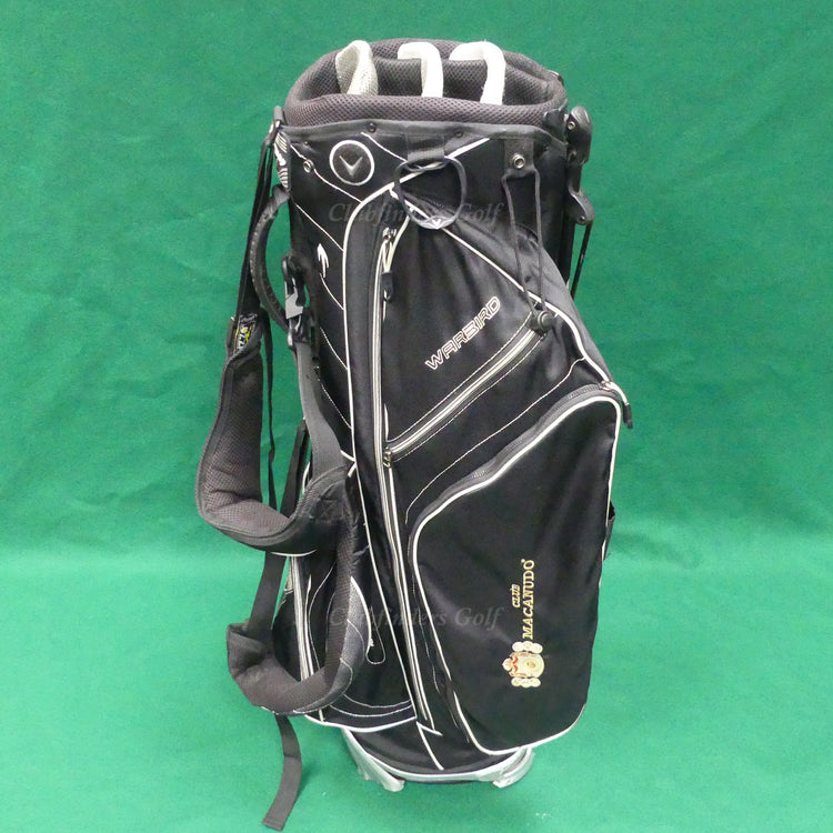 Callaway Warbird Black 7-Way Golf Stand Bag w/ Raincover *READ*