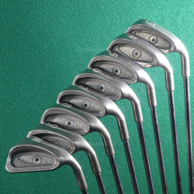 Ping Eye 2 Black Dot 3-PW Iron Set Karsten ZZ-Lite Steel Stiff