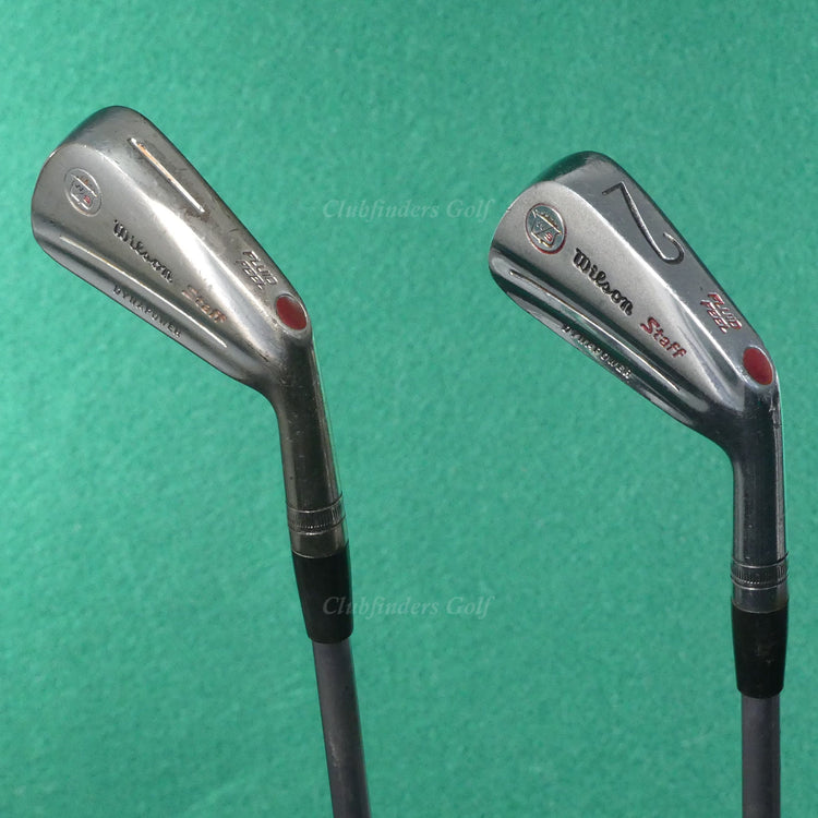 VINTAGE Wilson Staff 1964 Dynapower Fluid Feel 1-PW, SW Irons Graphite Regular