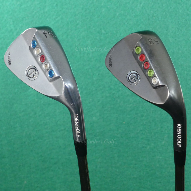 JUNIOR iGen Golf Chrome 6-PW, 54° & Black 58° Iron Set Recoil Graphite Ladies