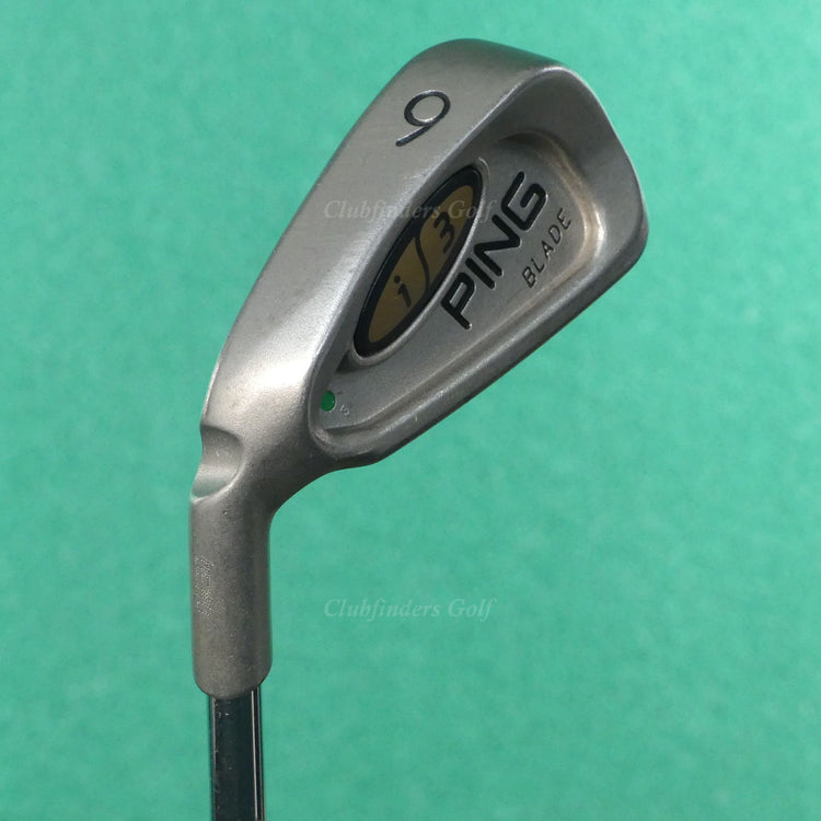 LH Ping i3 Blade Green Dot Single 6 Iron Factory Cushin JZ Steel Stiff DEMO