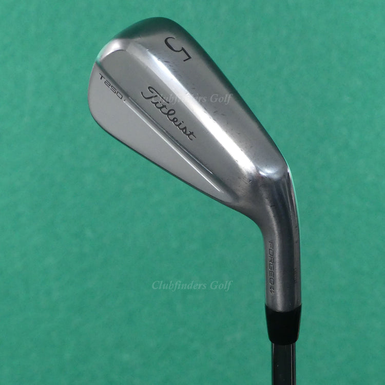 Titleist 2025 T250 Forged Single 5 Iron True Temper AMT Black G2 Steel Stiff