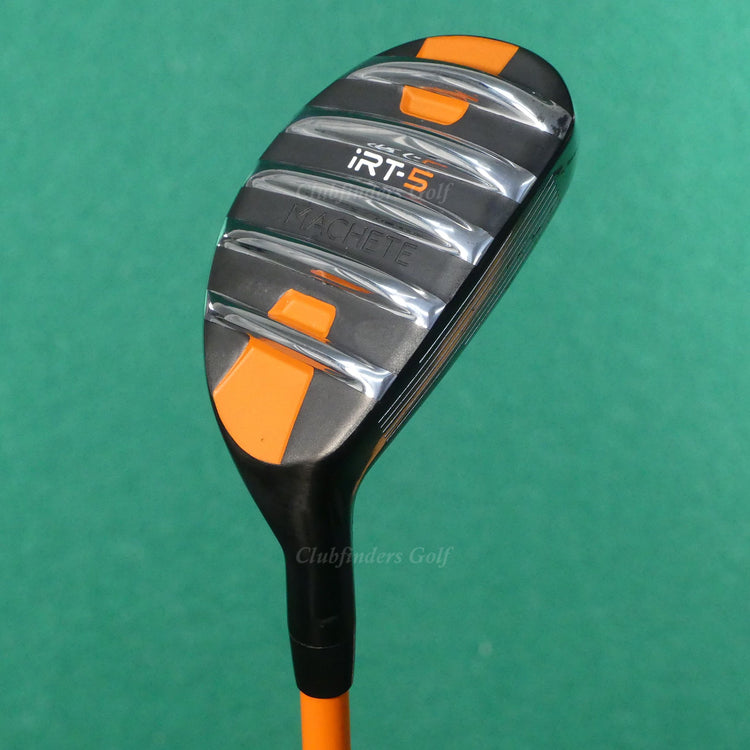 iRT-5 Machete Rails Utility 21° Hybrid 4 Iron Graphite Stiff Flex *READ*