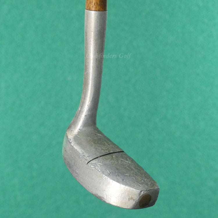 VINTAGE Otey Crisman Heel-Shafted Wood-Shafted Mallet 35" Putter Golf Club