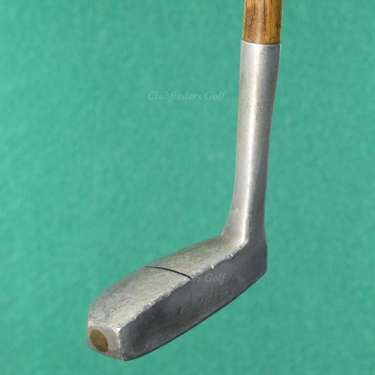 VINTAGE Otey Crisman Heel-Shafted Wood-Shafted Mallet 35" Putter Golf Club