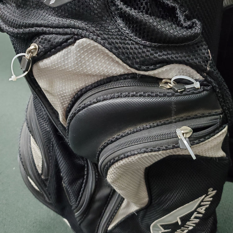 Sun Mountain C-130 Black/Silver 15-Way Golf Cart Bag (No Raincover) *READ*